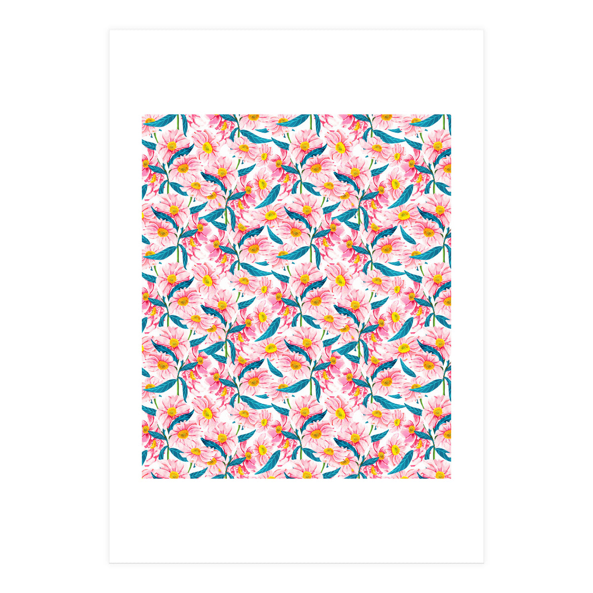 Pink Floral V2 (Print Only)