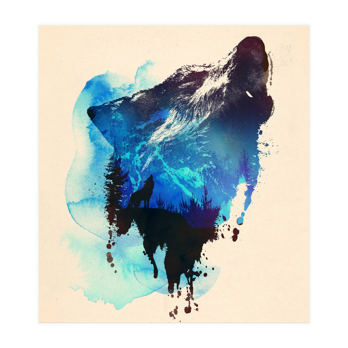 Alone As A Wolf (Print Only)