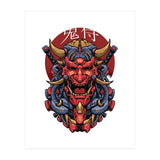 Japanese Oni Samurai (Print Only) thumbnail