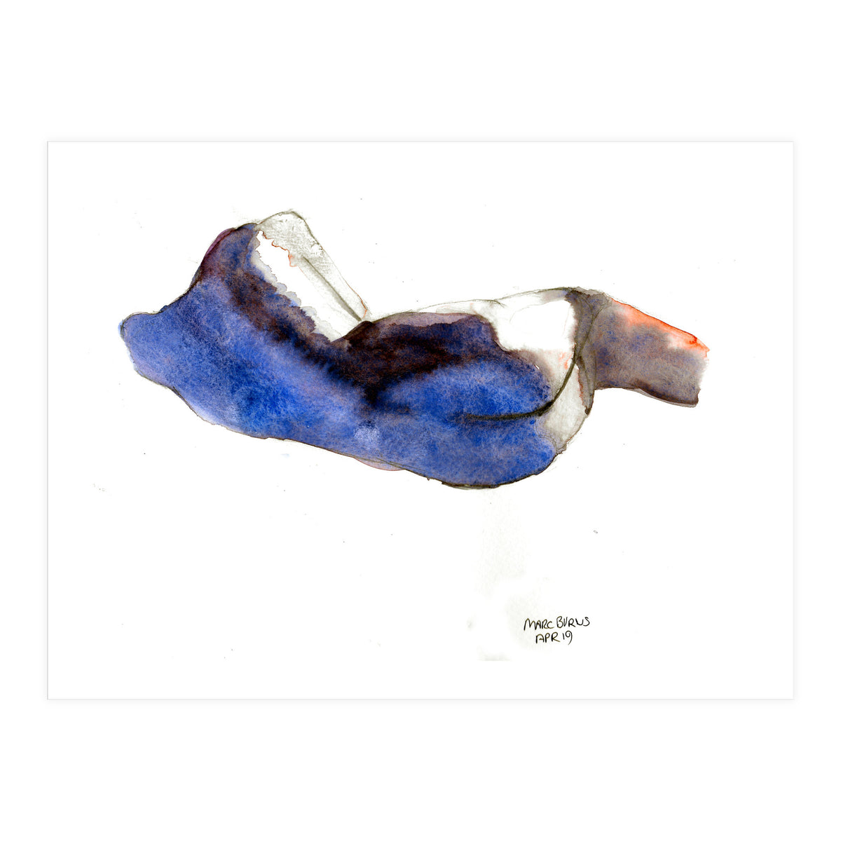 Untitled #9 - Lying nude (Print Only)