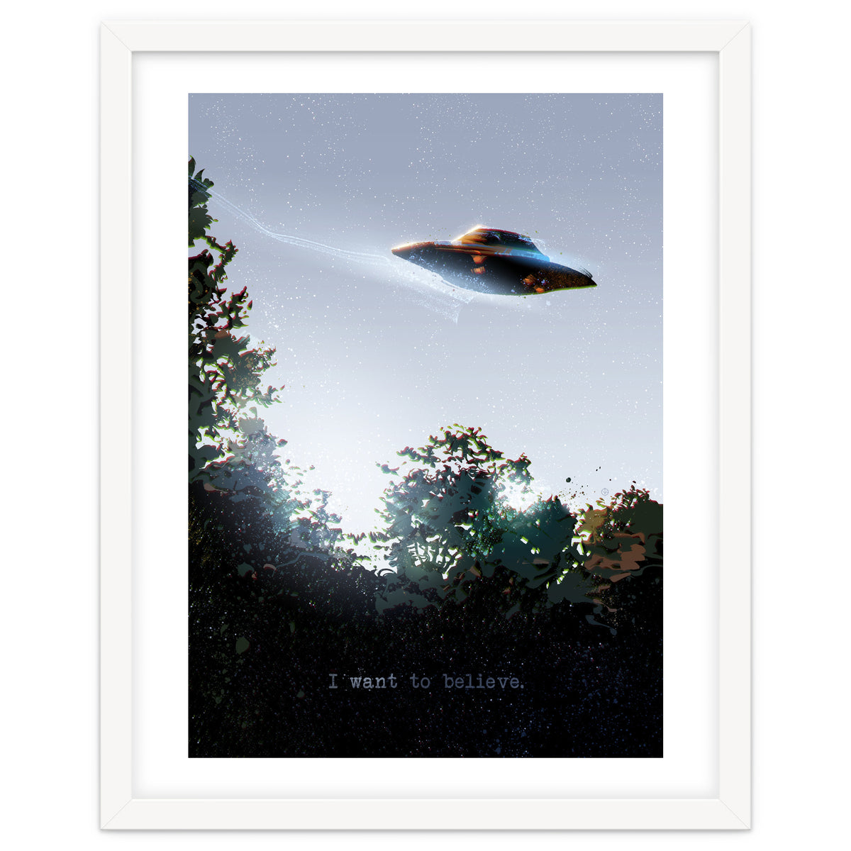 I Want To Believe Displate