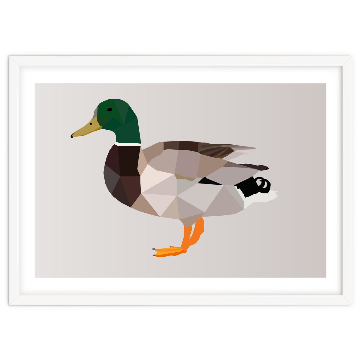 Duck Low Poly Art