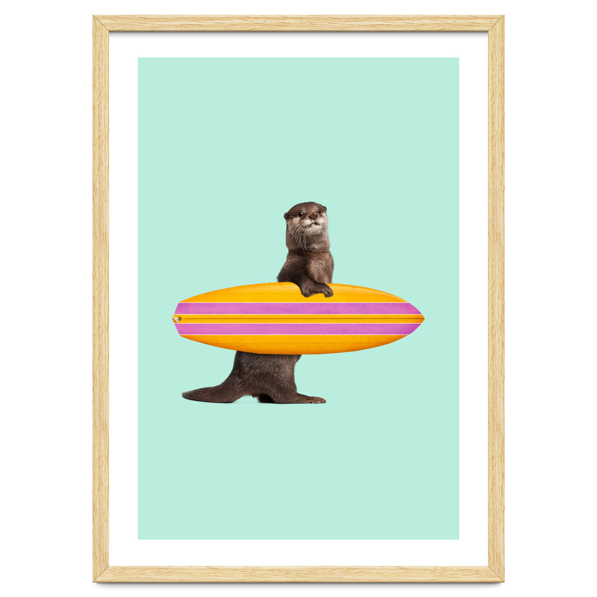 Surfing Otter