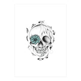 Poetic Wooden Skull (Print Only) thumbnail