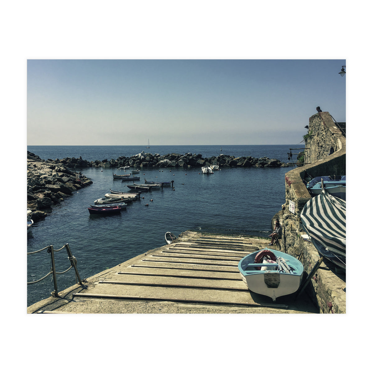 Cinque Terre Boarding (Print Only)