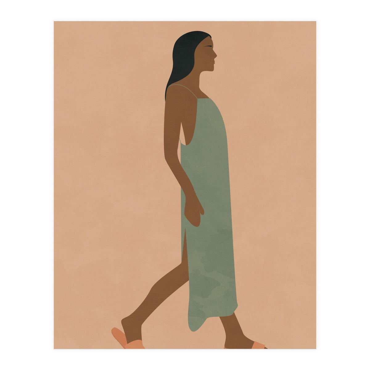 Minimalist Boho Woman (Print Only)