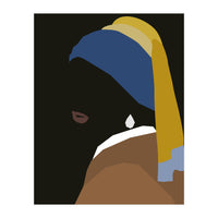 Girl with a Pearl Earring Minimalist (Print Only)