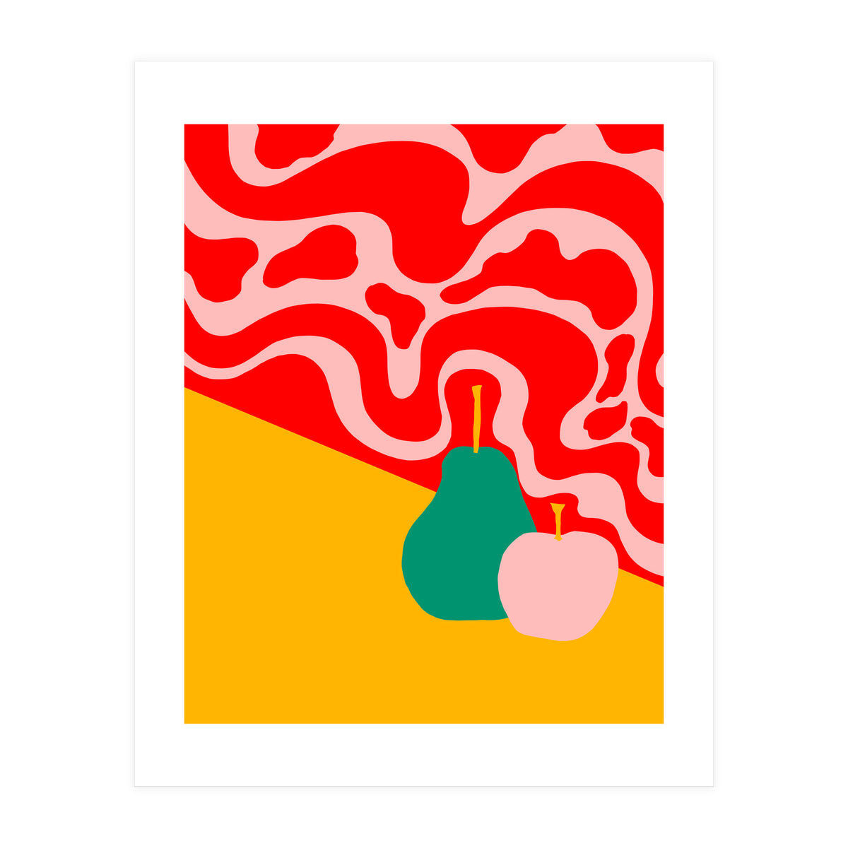 apple and pear (Print Only)