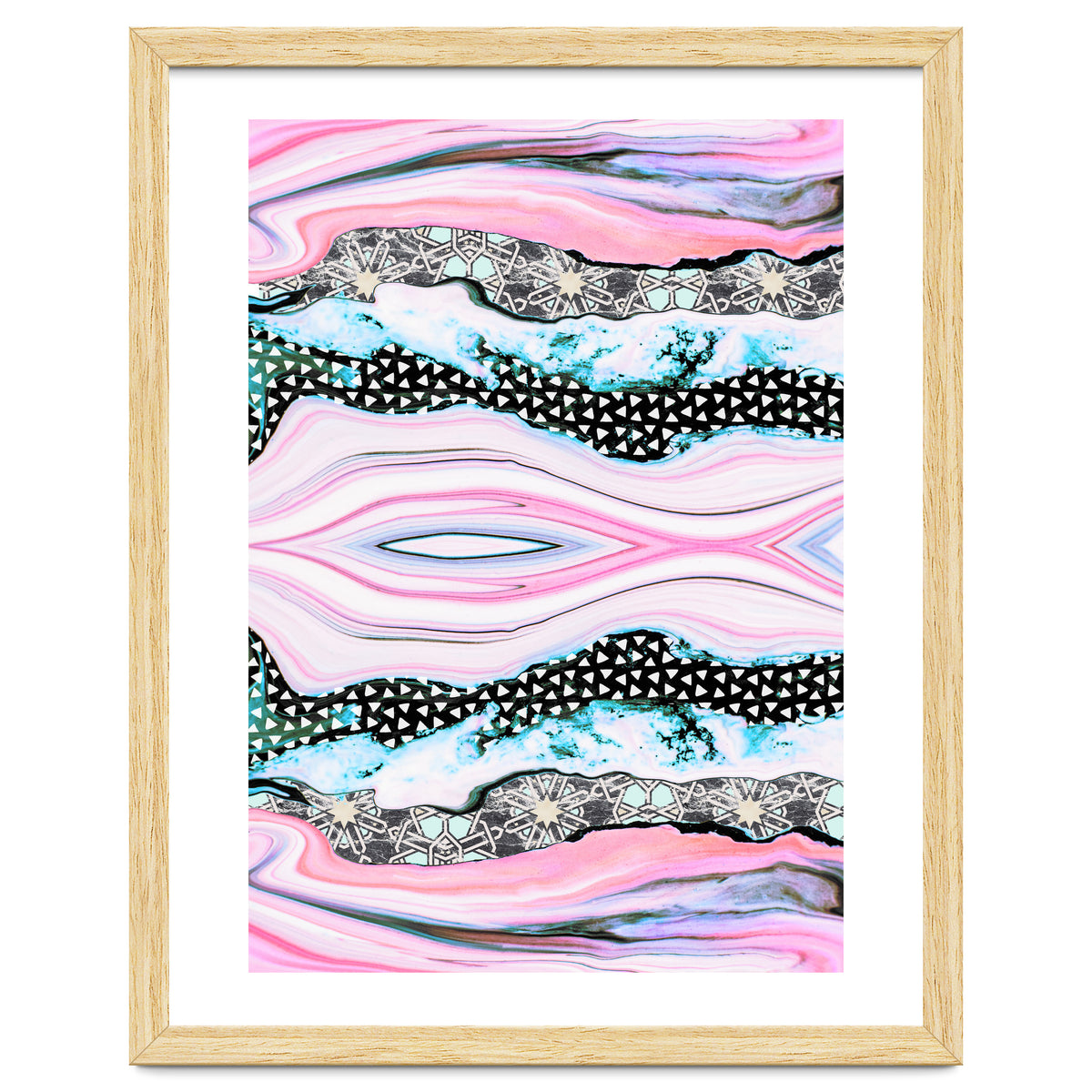 Abstract shapes of marble and patterns