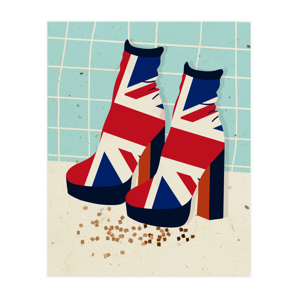 Union Jack Boots (Print Only)