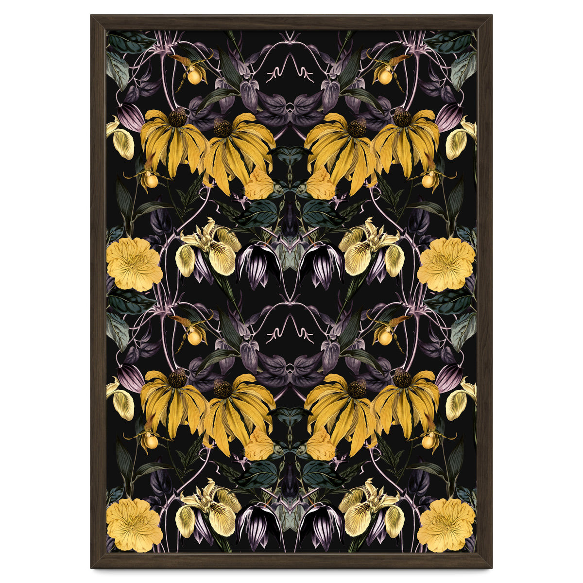 Nocturnal botanical garden kaleidoscope