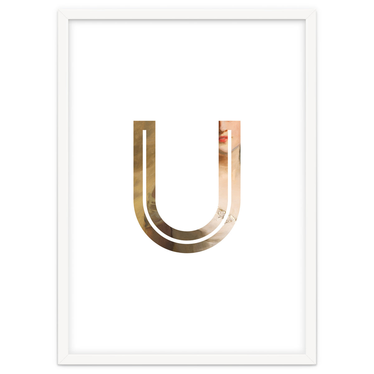 Letter U - (Impress)