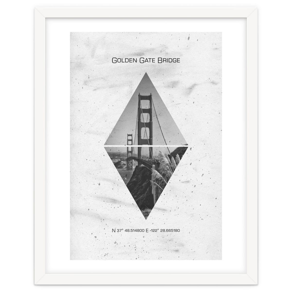 Coordinates SAN FRANCISCO Golden Gate Bridge