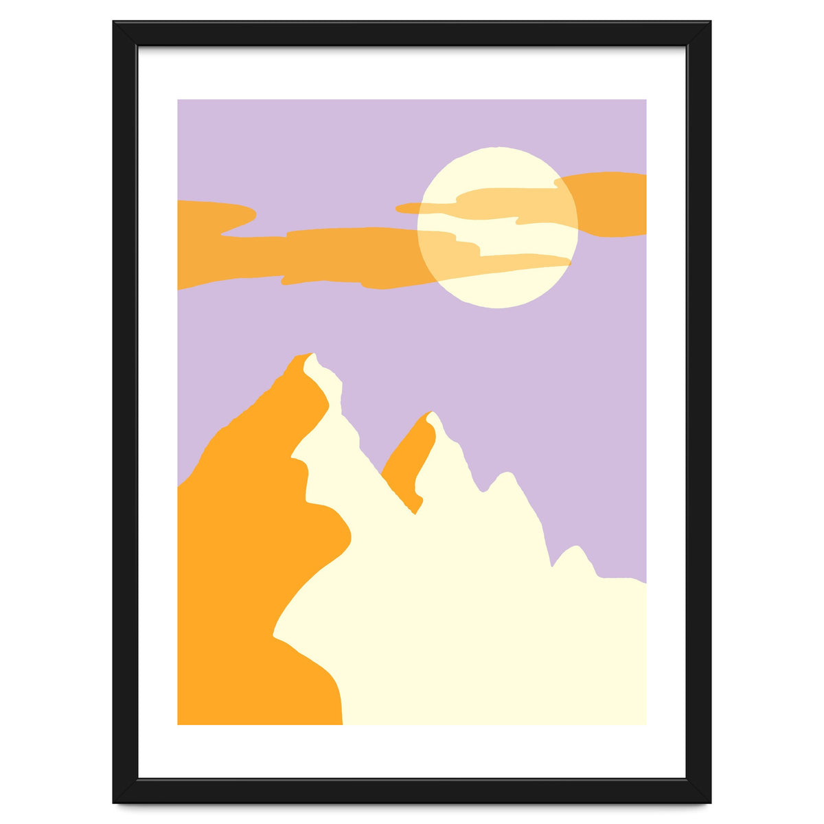 Pastel Minimal Landscape