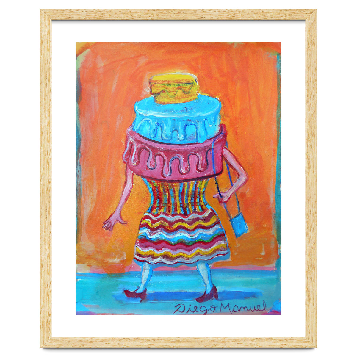 Mujer Pastel