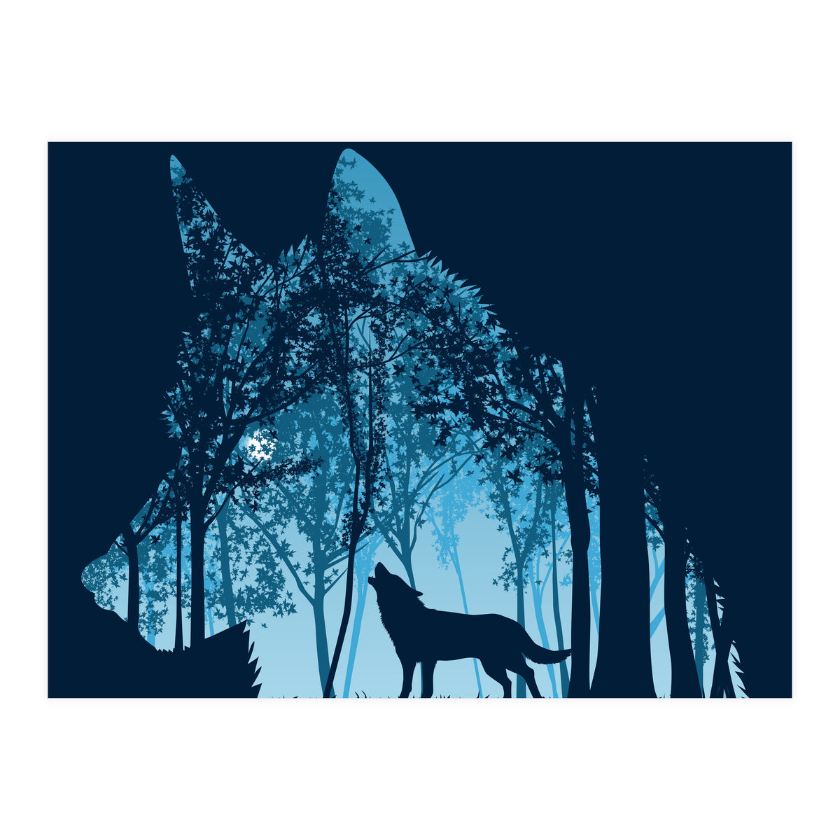 Wolf Forest (Print Only)