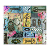 Vintage Key Collage (Print Only) thumbnail