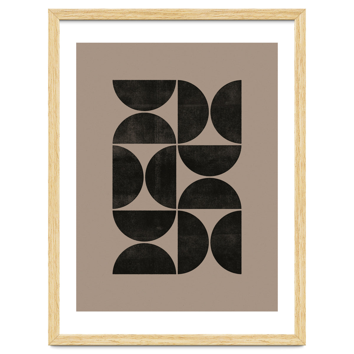 Mid-Century Modern No.24 - Woodblock Print