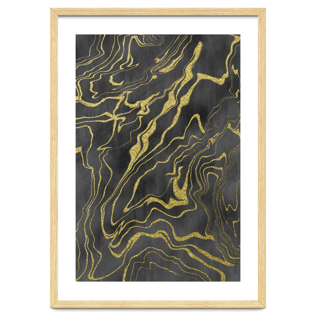 Golden Flows No. 9