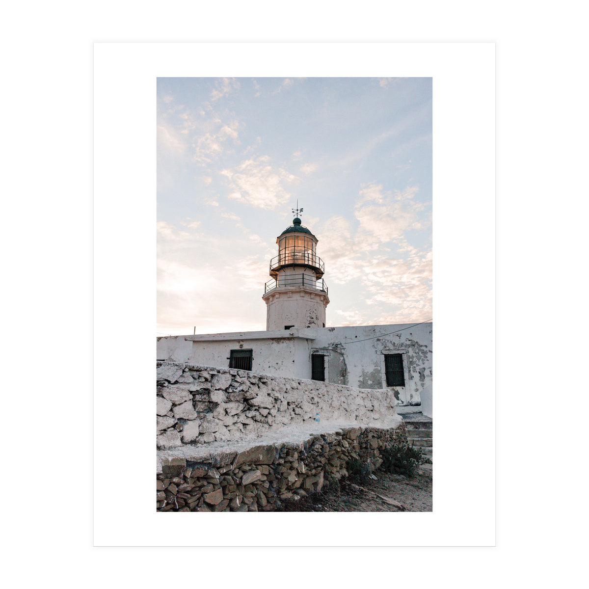 Armenistis Lighthouse Portrait (Print Only)