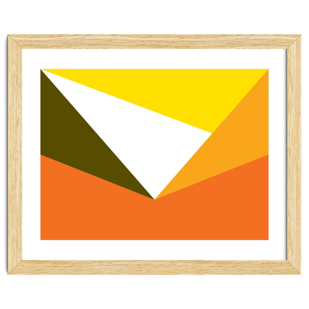 Geometric Shapes No. 58 - yellow & orange
