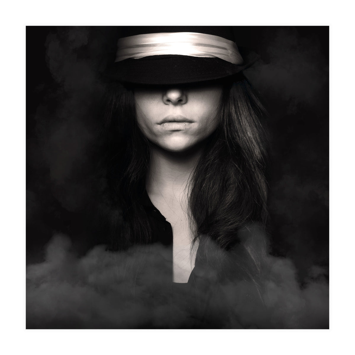 woman in black and white (Print Only)