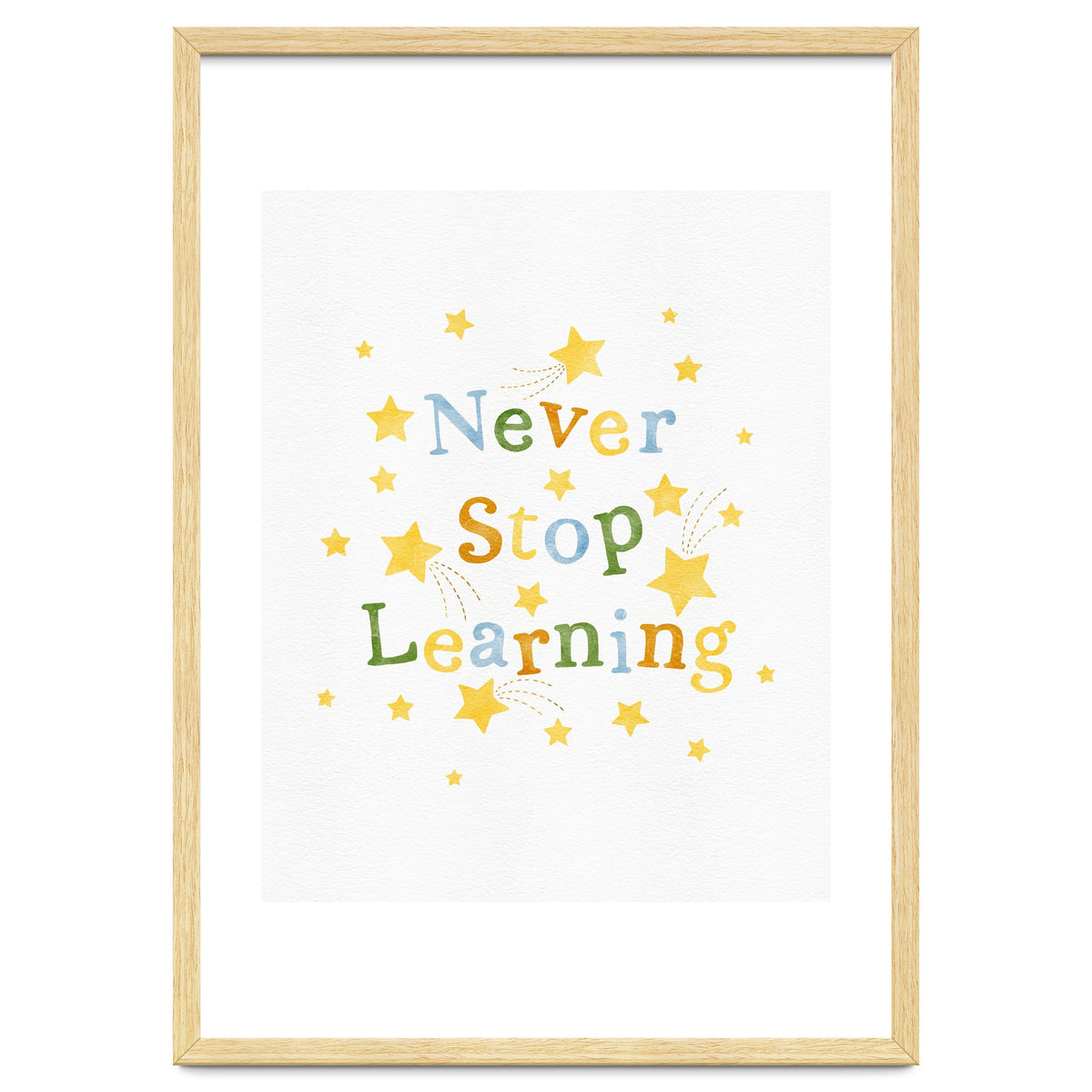 Never Stop Learning