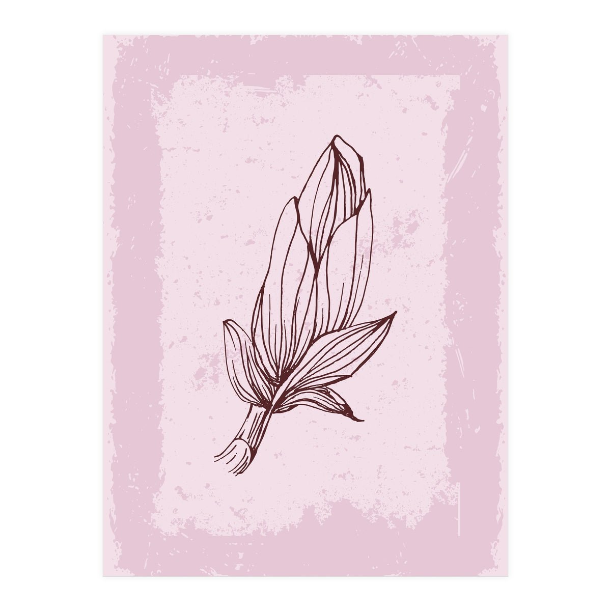 Magnolia Simple Minimal Boho - Botanical Leaves (Print Only)