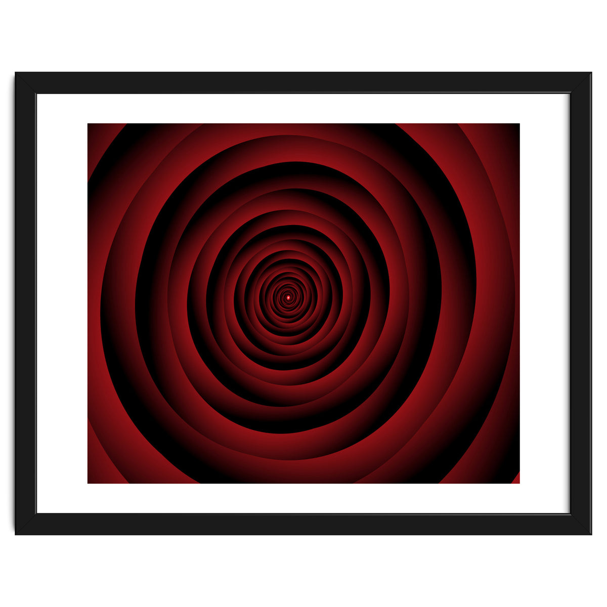 Abstract Concentric Spiral Circles