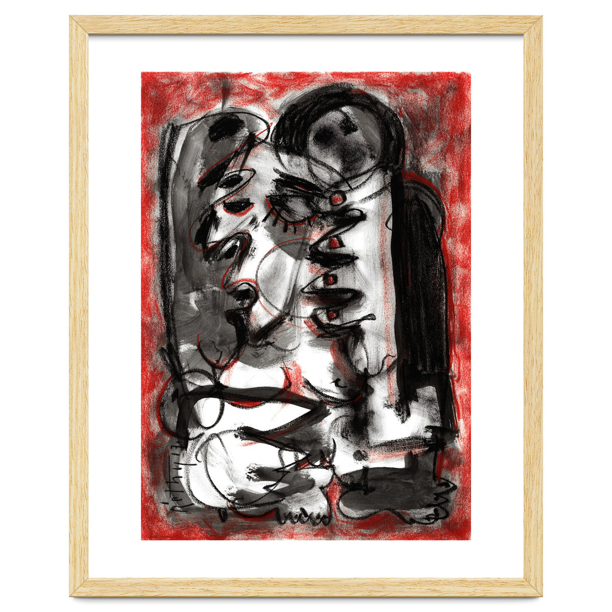 Shame - white background