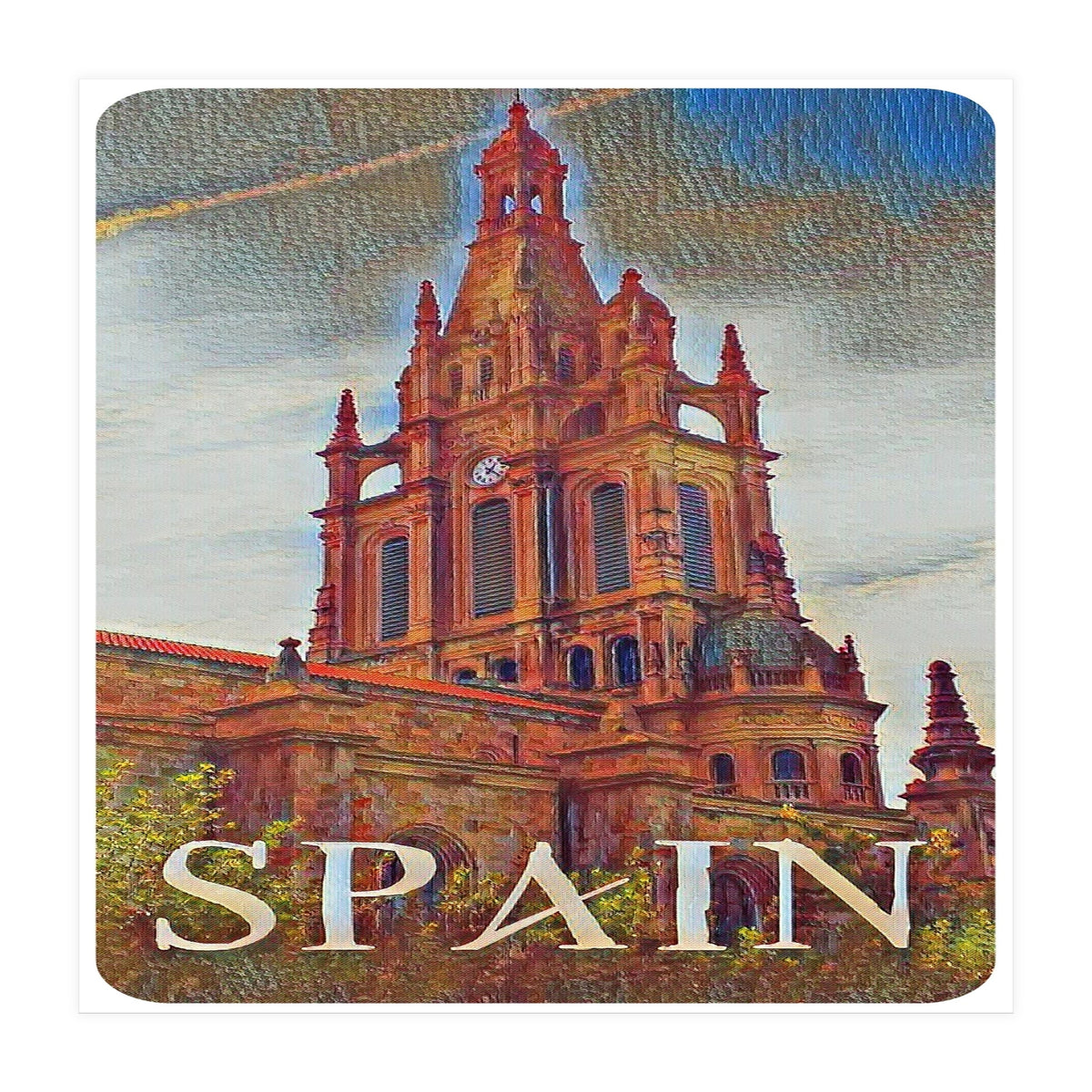 Spaniard gothic church (Print Only)