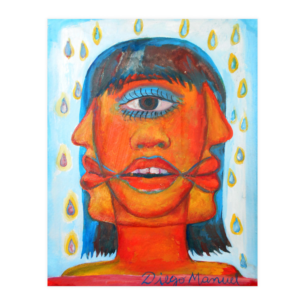Cabeza De Mujer 4 (Print Only)
