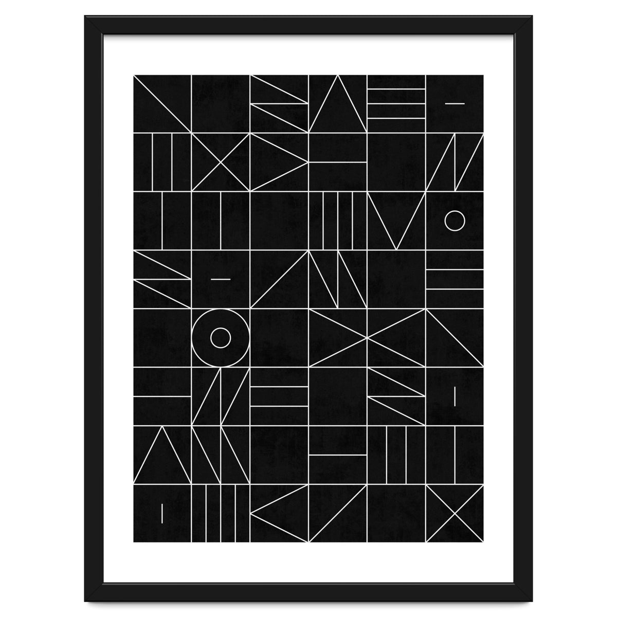 My Favorite Geometric Patterns No.9 - Black