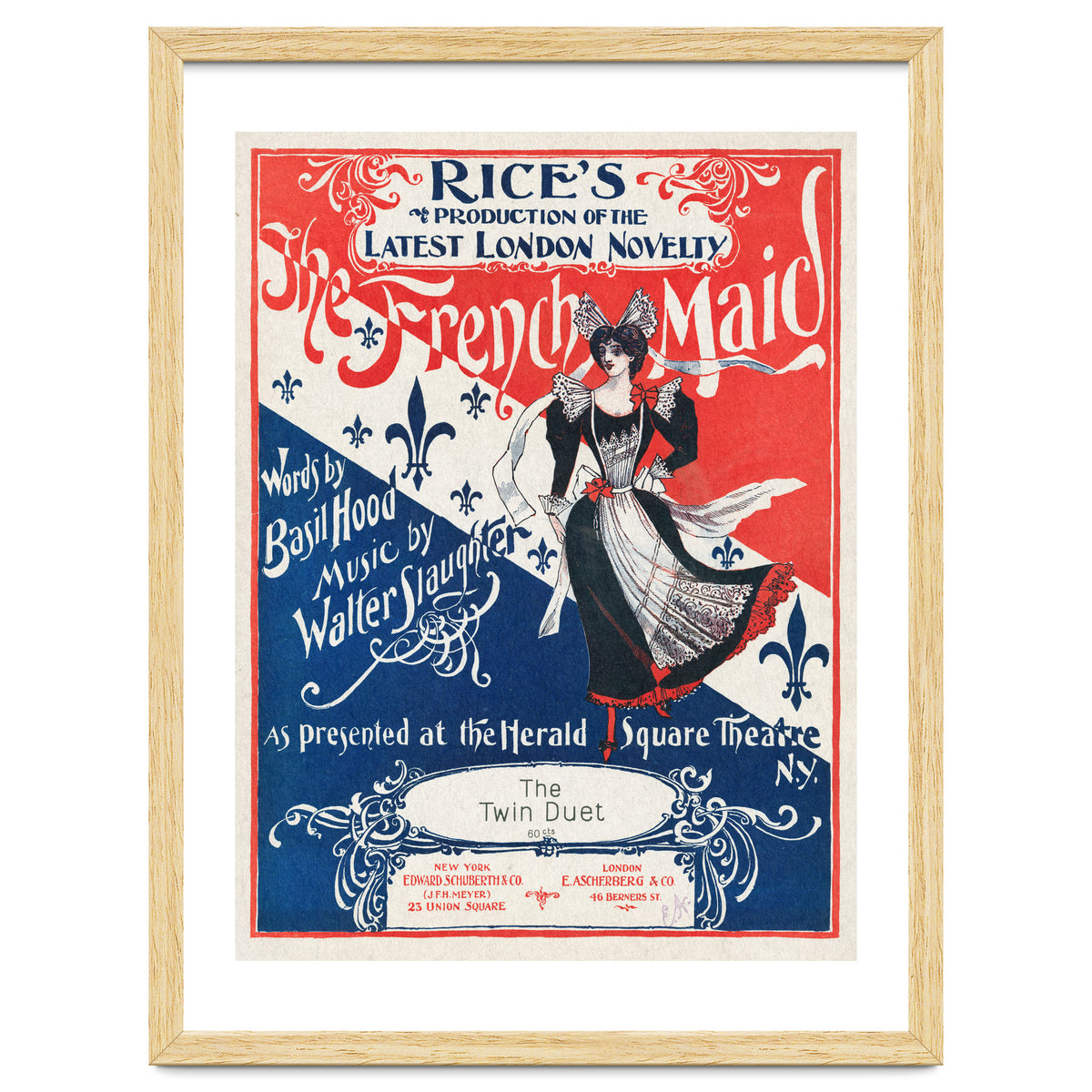 The French Maid - Production Advertisement