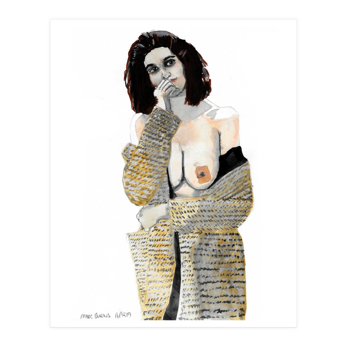 Untitled #15 - Woman in coat (Print Only)