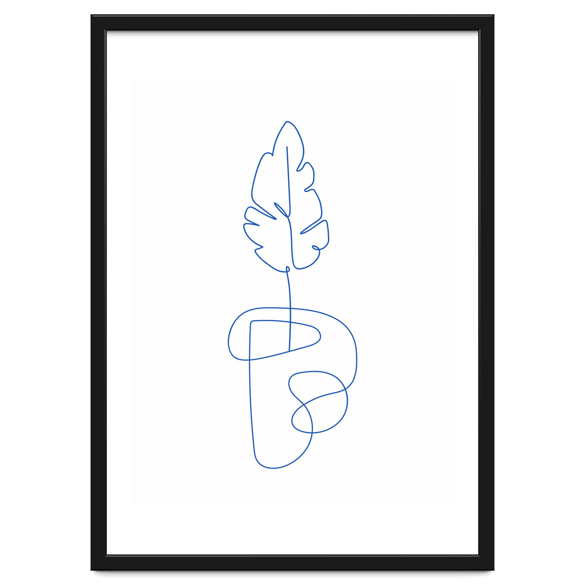 One Line Art Botanical