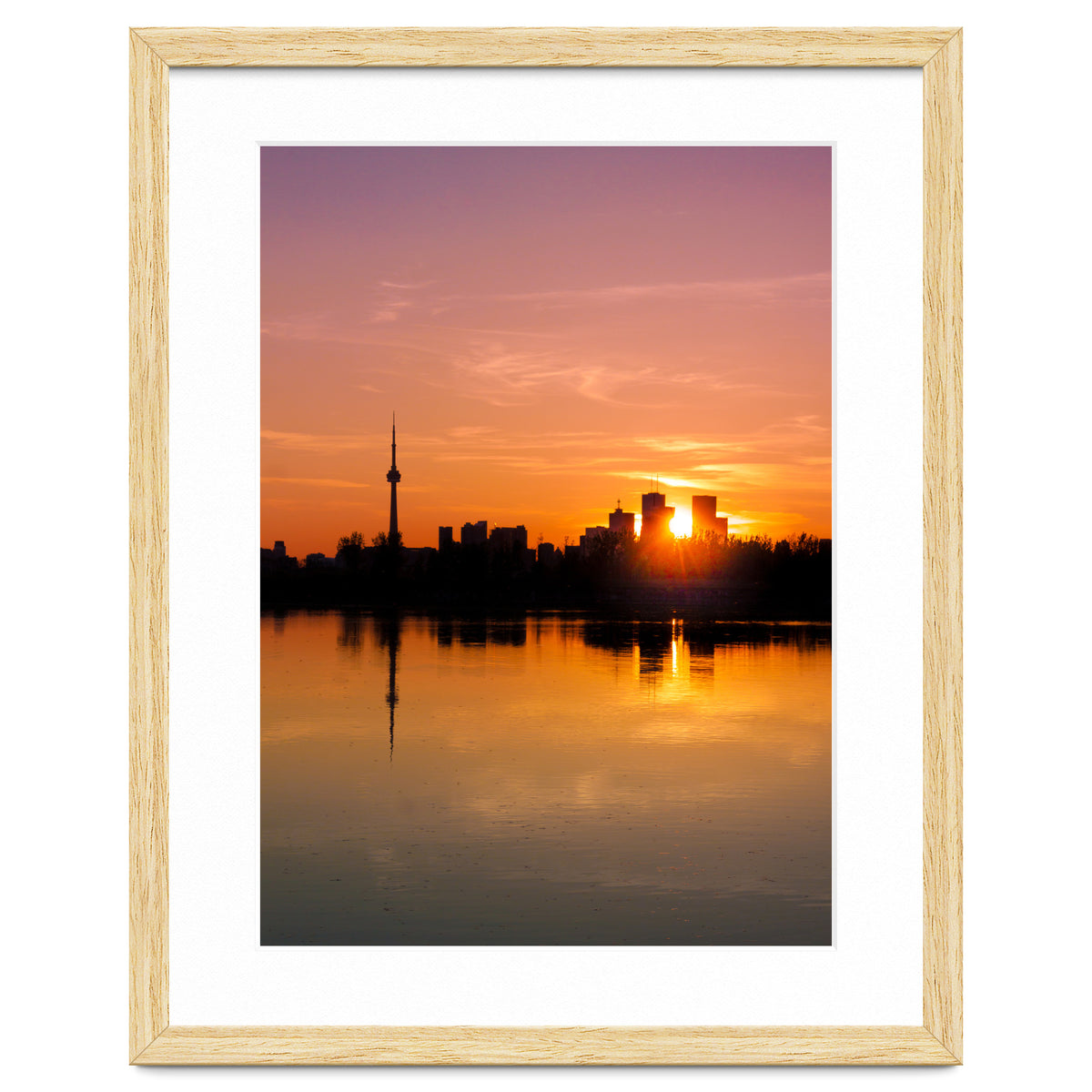Leslie Street Spit Toronto Canada Sunset