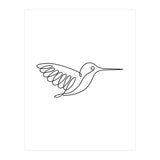 One Line Art Hummingbird (Print Only) thumbnail