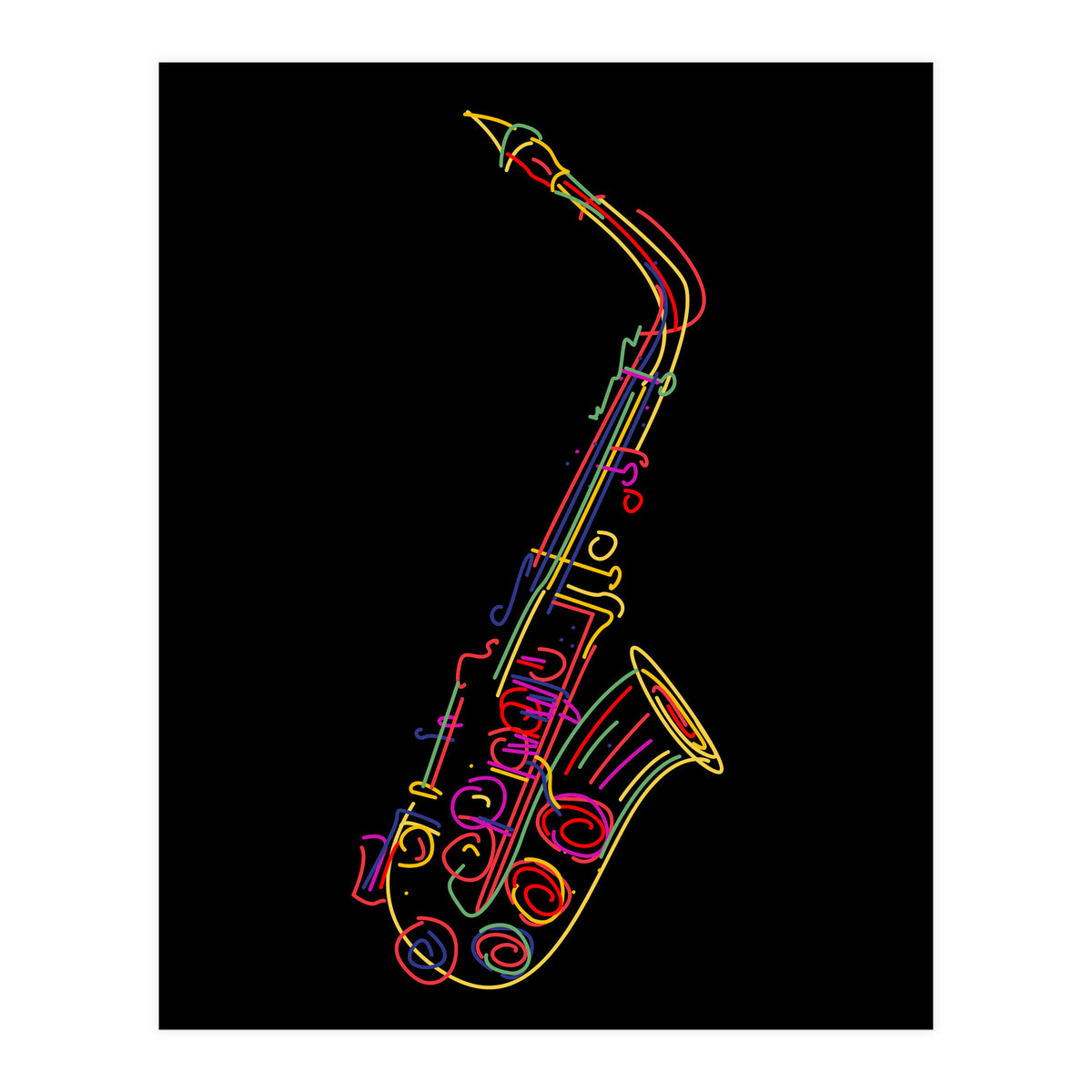 Saxophone (Print Only)