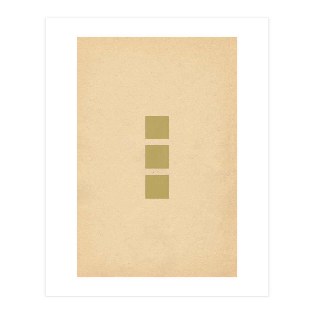 Minimalist green squares (Print Only)