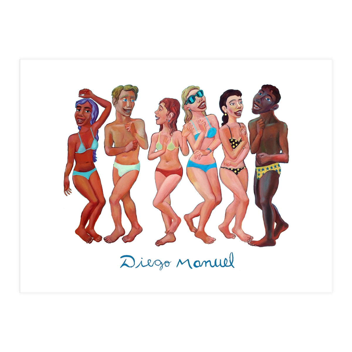 Fiesta En La Playa 2b (Print Only)