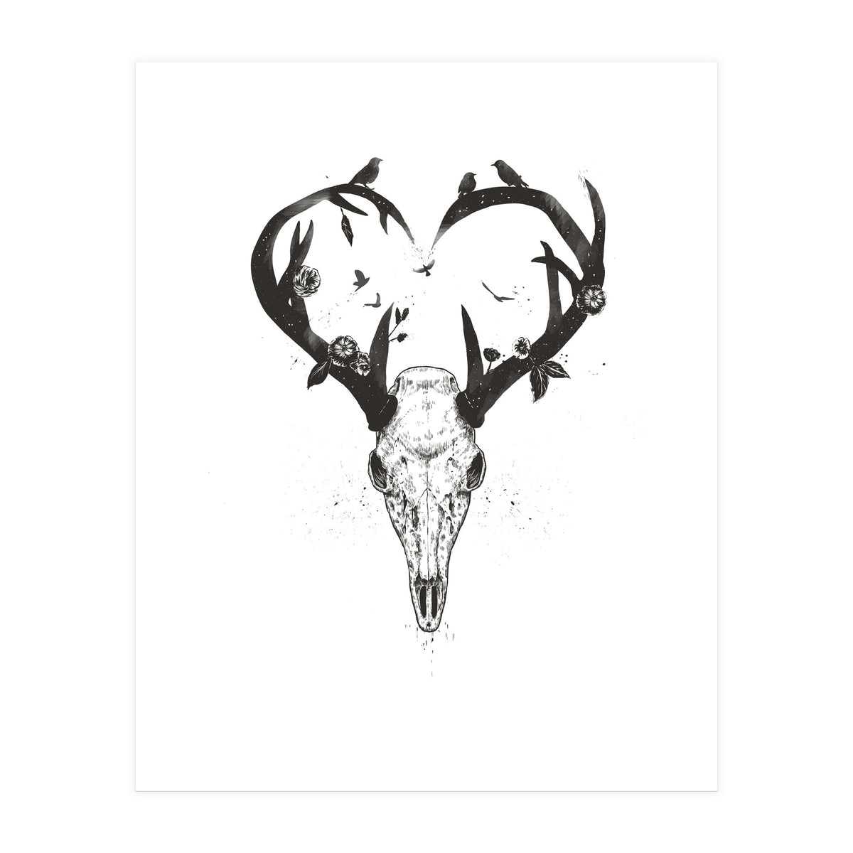 Neverending Love Bw (Print Only)