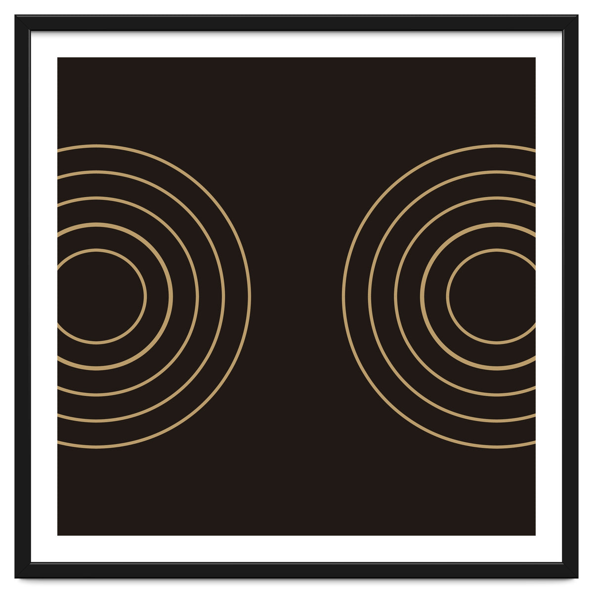 Golden circles | abstract minimal