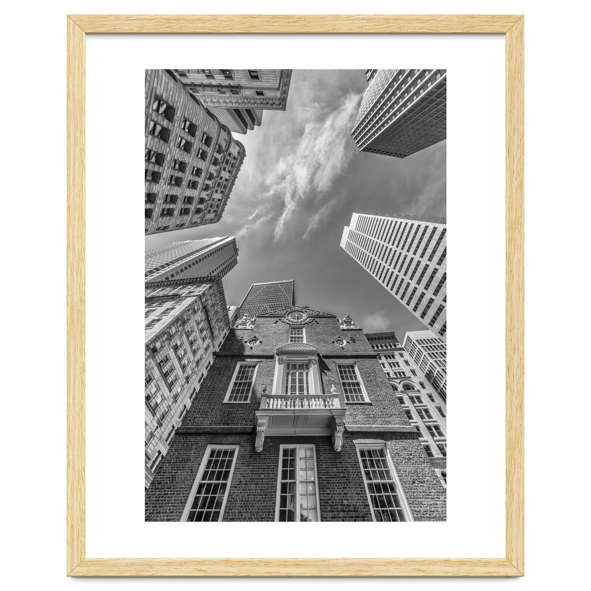 BOSTON Old State House and Skyscraper