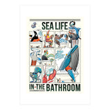 Sea Life in the Bathroom (Print Only) thumbnail