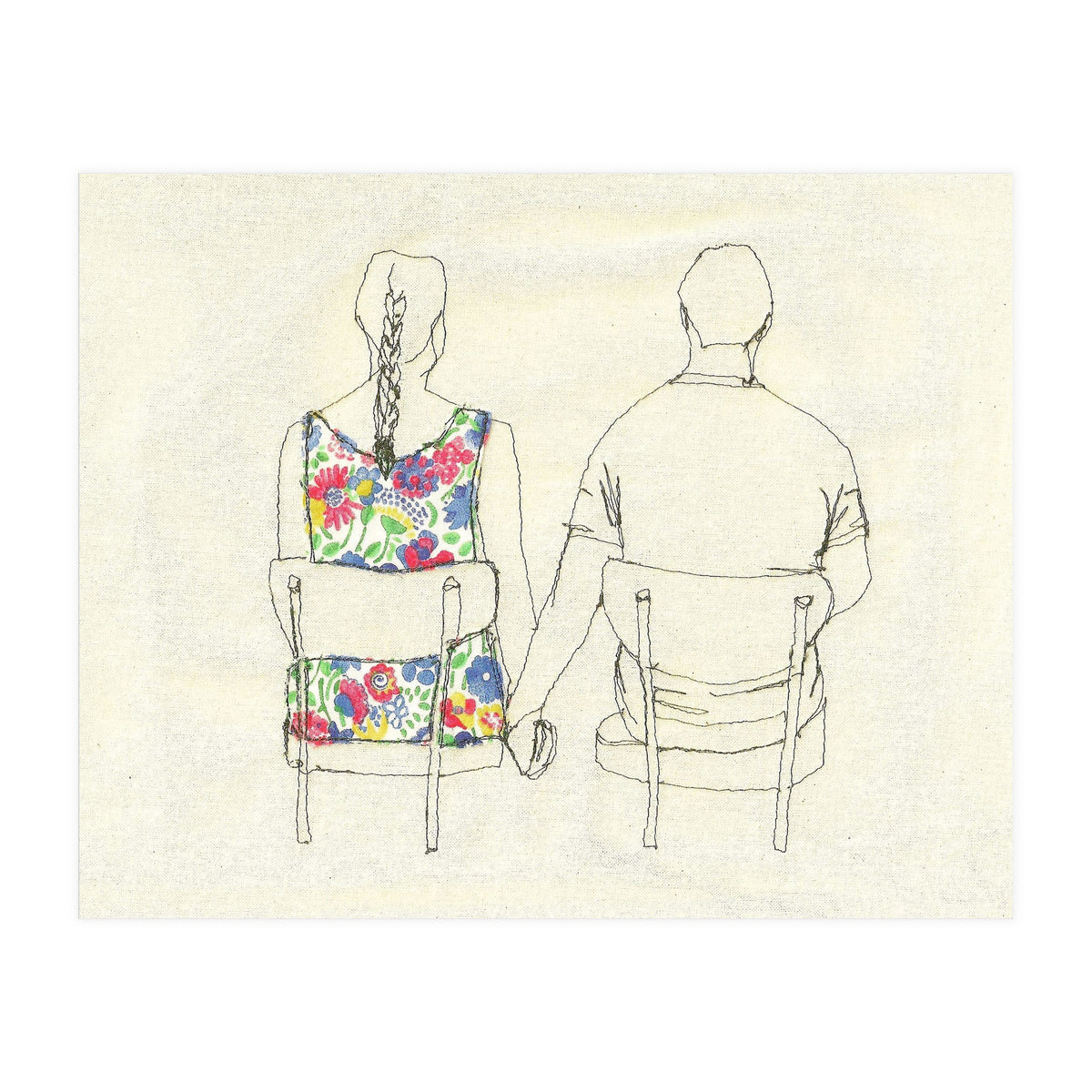 Colourful Couple Print (Print Only)
