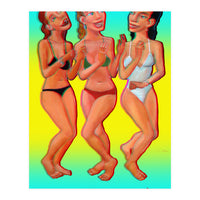 Bailando En La Playa 11 3d (Print Only)