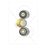 Posh Design No. 3 | gold (Print Only) thumbnail