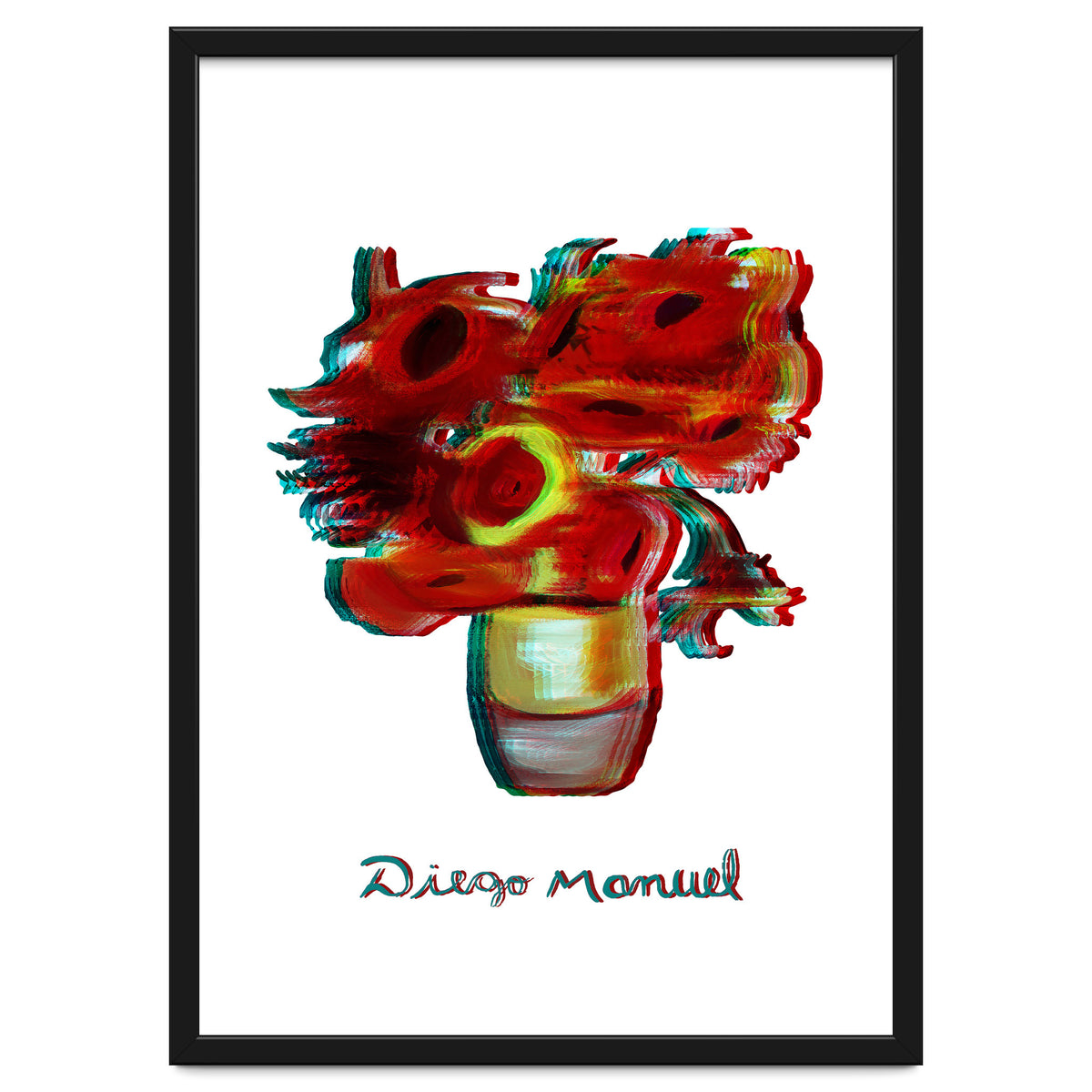 Florero Fondo Blanco