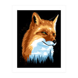 Fox Colors Forest (Print Only) thumbnail